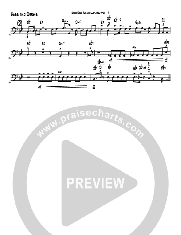 Good King Wenceslas Calypso (Instrumental) Drum Set (Brad Henderson)