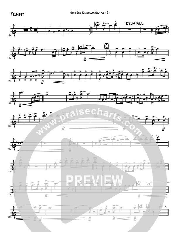 Good King Wenceslas Calypso (Instrumental) Trumpet (Brad Henderson)