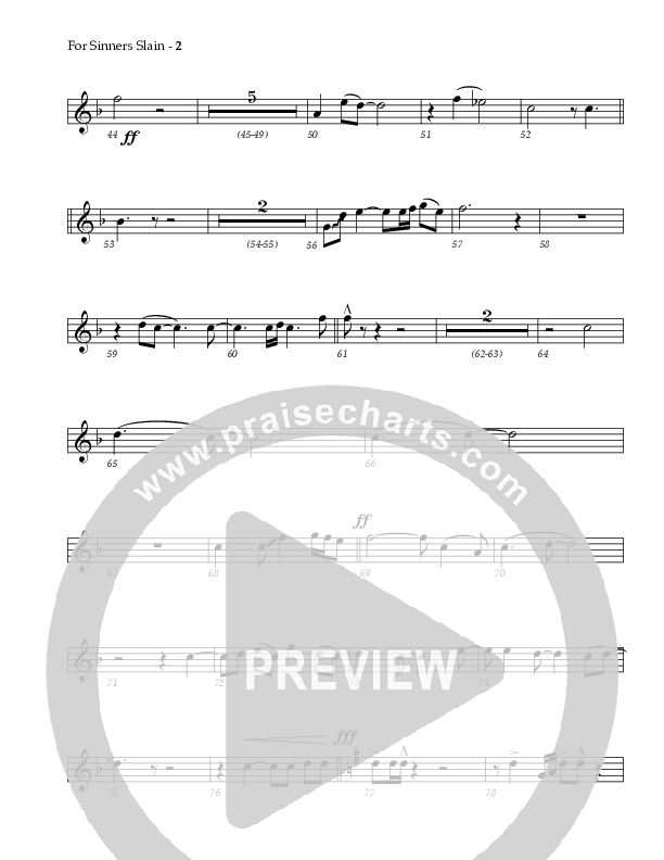 For Sinners Slain Alto Sax (Red Tie Music)