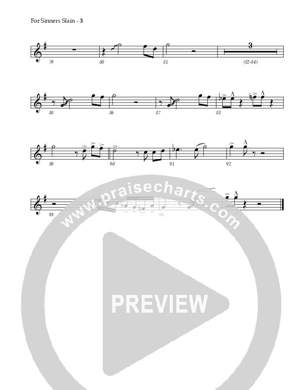 For Sinners Slain Alto Sax (Red Tie Music)