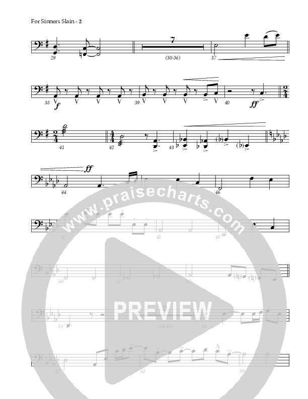 For Sinners Slain Cello (Red Tie Music)