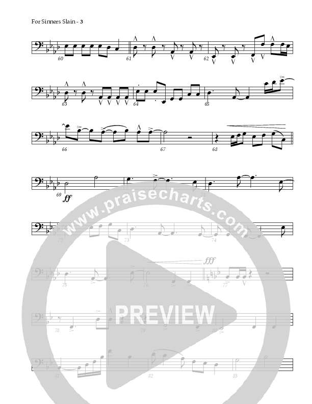 For Sinners Slain Cello (Red Tie Music)