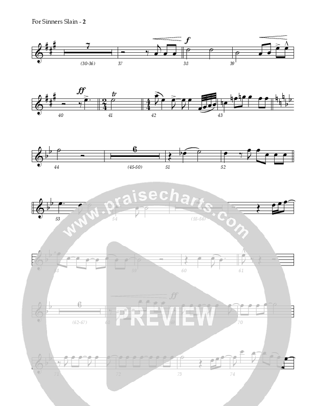 For Sinners Slain Clarinet (Red Tie Music)