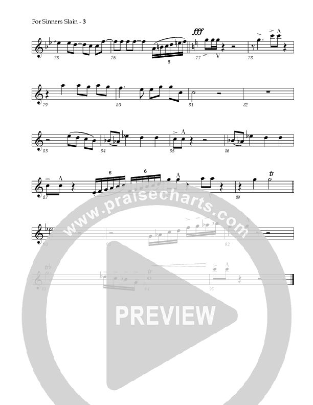 For Sinners Slain Clarinet (Red Tie Music)