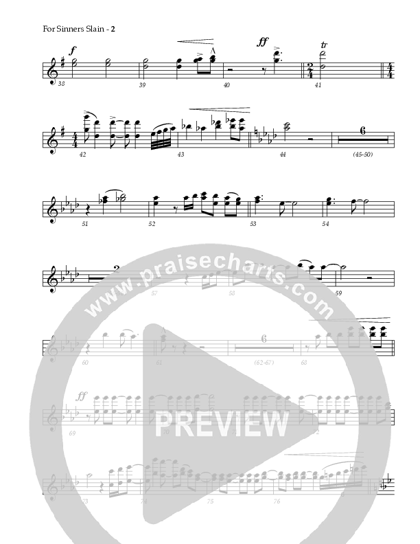 For Sinners Slain Flute 1/2 (Red Tie Music)