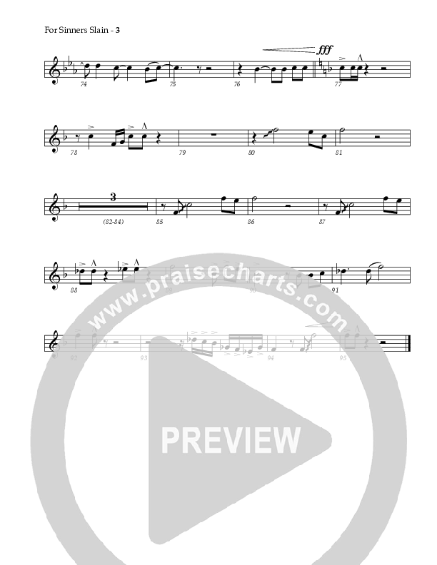 For Sinners Slain French Horn 1/2 (Red Tie Music)