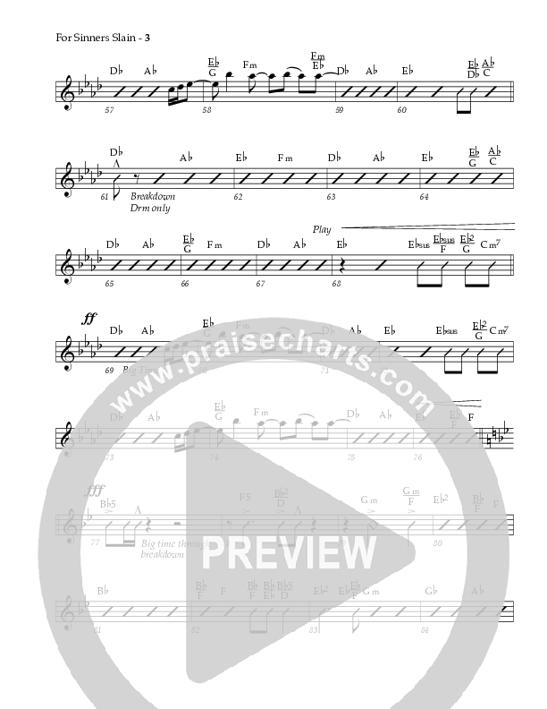 For Sinners Slain Guitar (Red Tie Music)