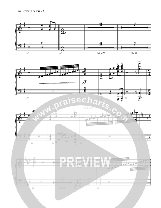 For Sinners Slain Harp (Red Tie Music)