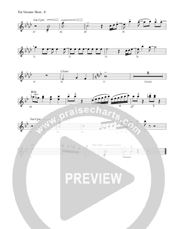 For Sinners Slain Percussion (Red Tie Music)