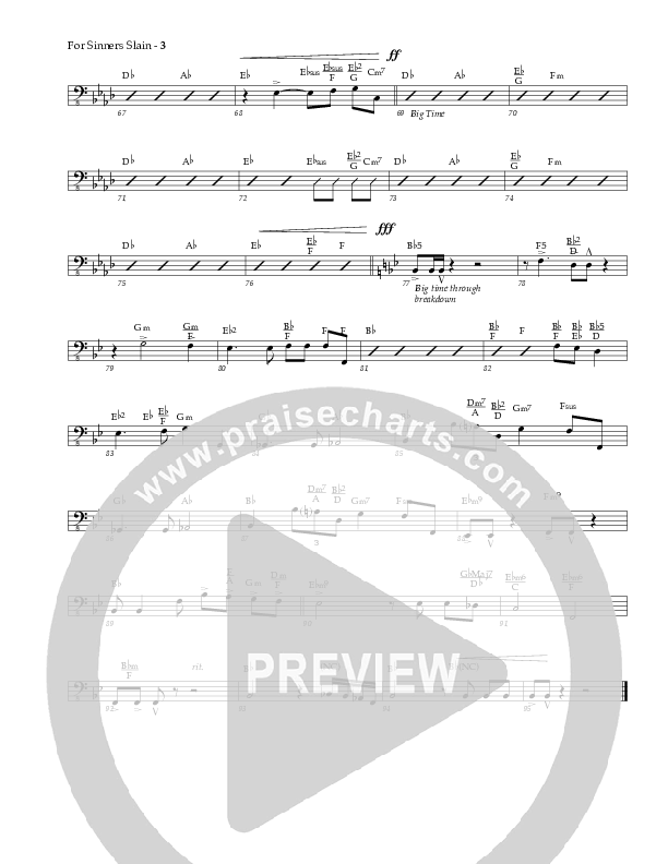 For Sinners Slain Rhythm Chart (Red Tie Music)