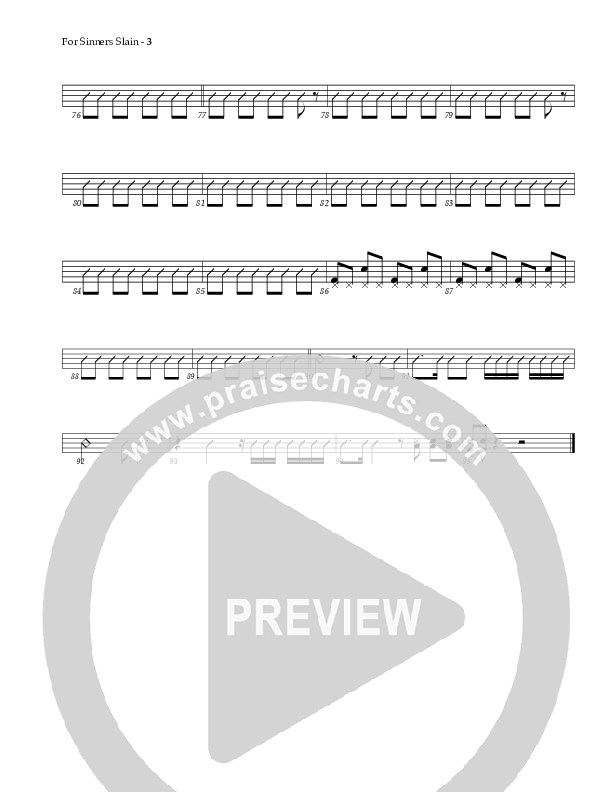 For Sinners Slain Shaker (Red Tie Music)