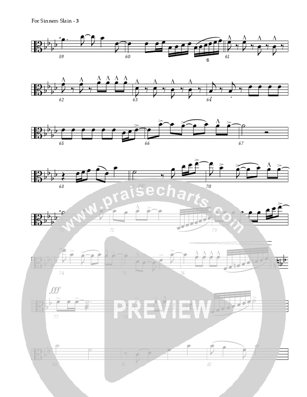 For Sinners Slain Viola (Red Tie Music)