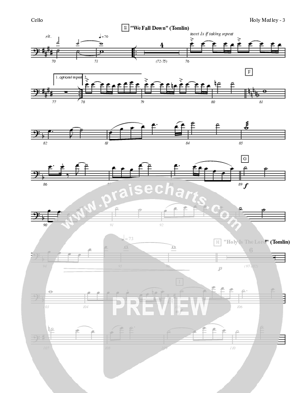 Holy Medley Cello (Charles Billingsley / Red Tie Music)