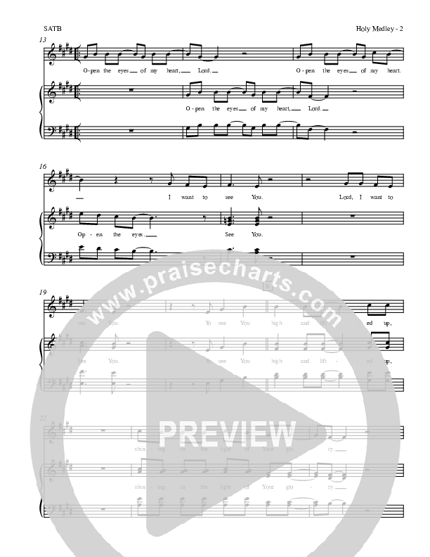 Holy Medley Lead & Piano (Charles Billingsley / Red Tie Music)