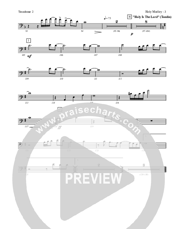 Holy Medley Trombone 2 (Charles Billingsley / Red Tie Music)