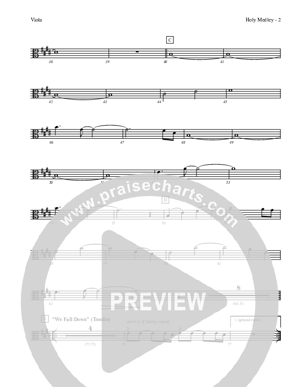 Holy Medley Viola (Charles Billingsley / Red Tie Music)