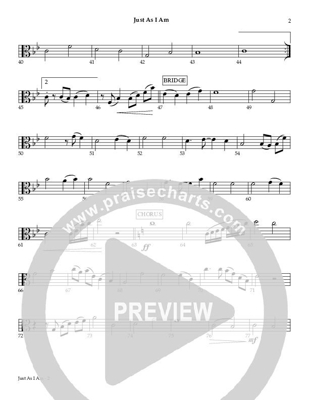 Just As I Am Viola (Red Tie Music)