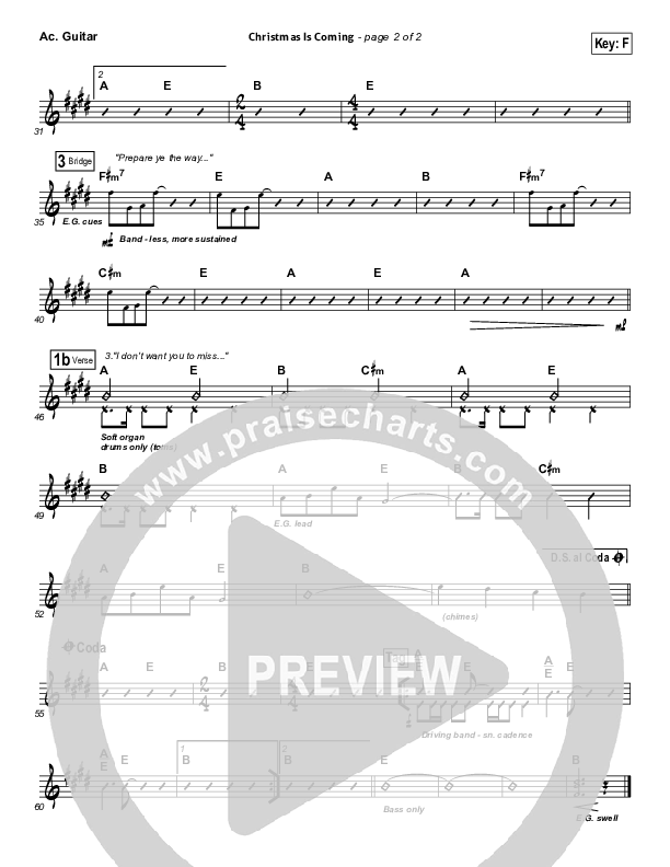 King of Glory Acoustic Guitar (Red Tie Music)