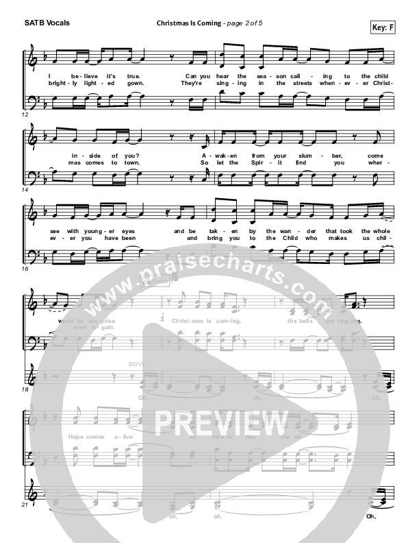 King of Glory Choir Sheet (SATB) (Red Tie Music)
