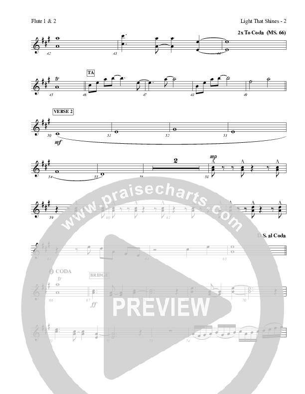 Light That Shines Flute 1/2 (Charles Billingsley / Red Tie Music)