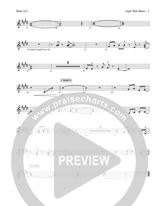 Light That Shines French Horn 1/2 (Charles Billingsley / Red Tie Music)