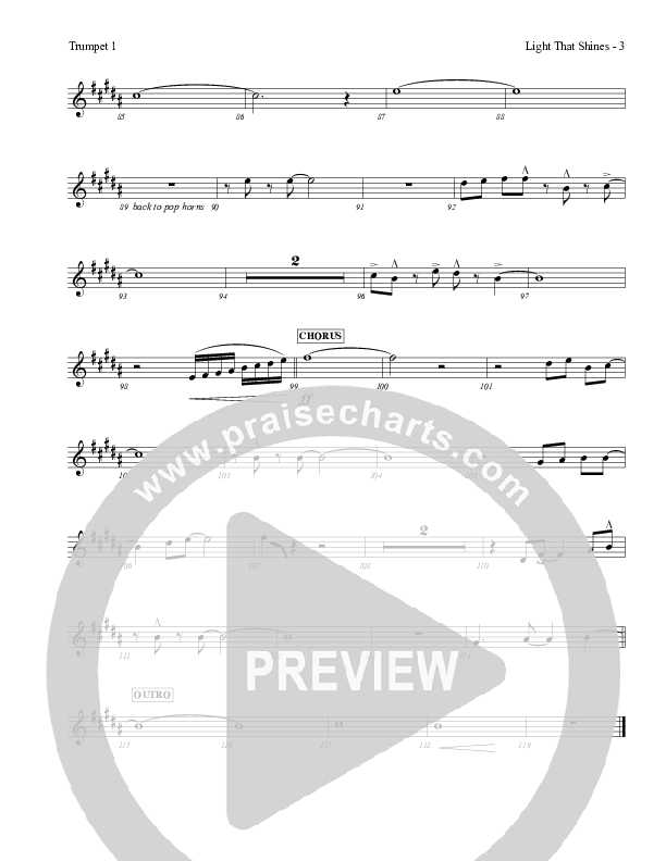 Light That Shines Trumpet 1 (Charles Billingsley / Red Tie Music)