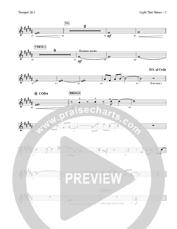 Light That Shines Trumpet 2/3 (Charles Billingsley / Red Tie Music)
