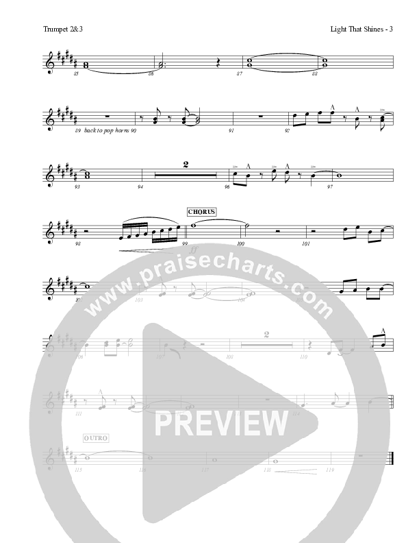 Light That Shines Trumpet 2/3 (Charles Billingsley / Red Tie Music)