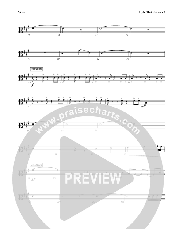 Light That Shines Viola (Charles Billingsley / Red Tie Music)