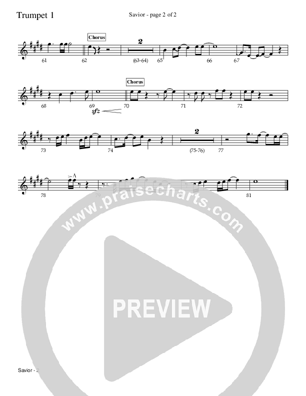 Savior Trumpet 1 (Charles Billingsley / Red Tie Music)