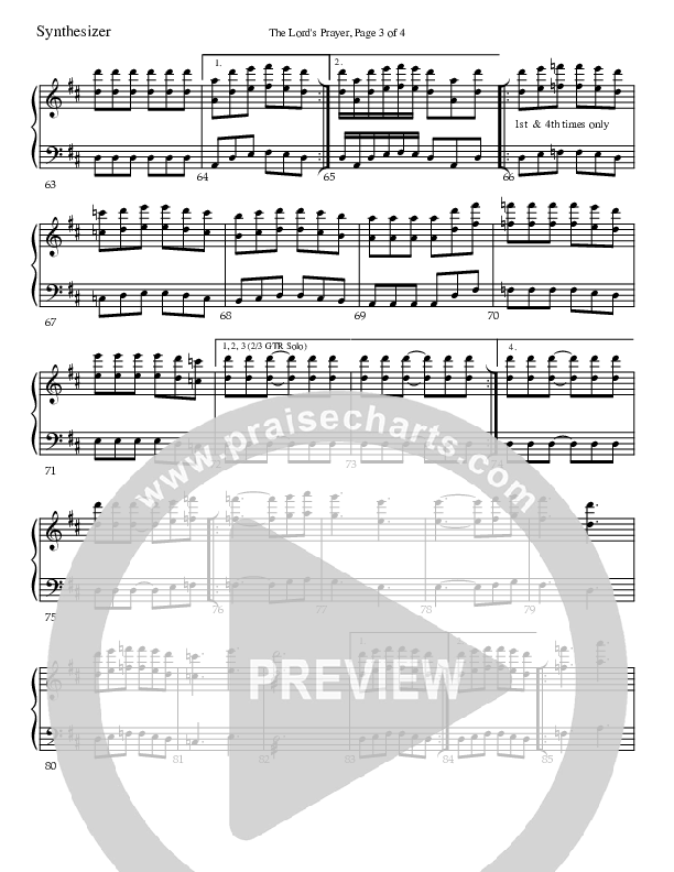 The Lord's Prayer Synth (Charles Billingsley)