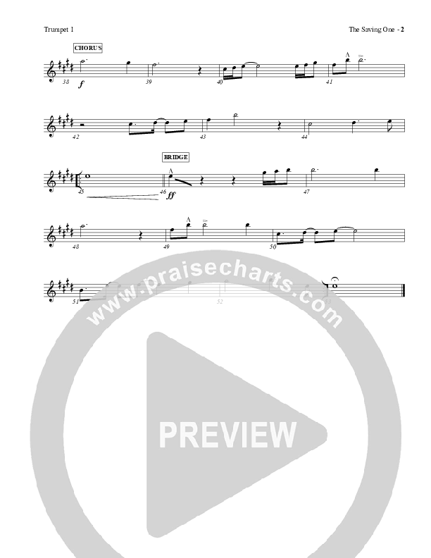 The Saving One Trumpet 1 (Charles Billingsley / Red Tie Music)