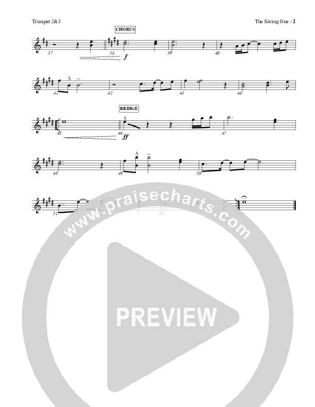 The Saving One Trumpet 2/3 (Charles Billingsley / Red Tie Music)