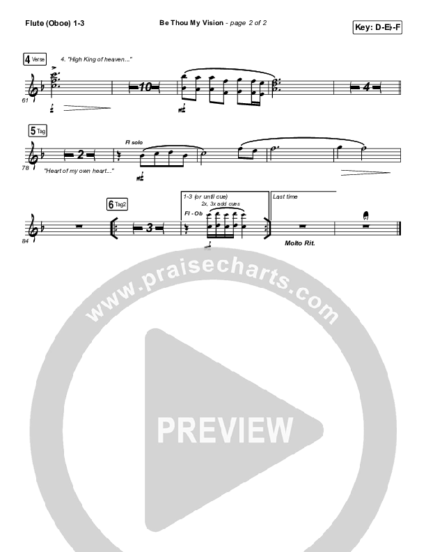 Be Thou My Vision Wind Pack (PraiseCharts Band / Arr. John Wasson)