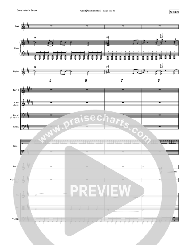 Good (Adam And Eve) Orchestration (Matthew West / Leigh Nash)