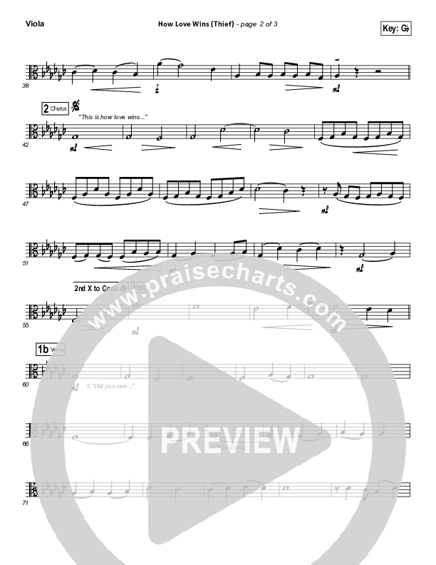 How Love Wins (Thief) Viola (Steven Curtis Chapman)