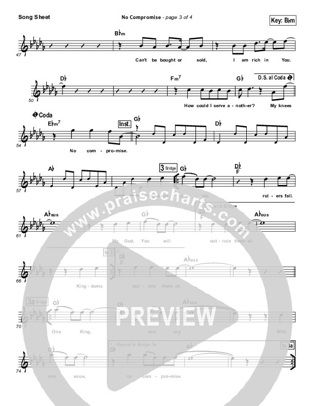 No Compromise (Daniel) Lead (SAT) (Peter Furler)