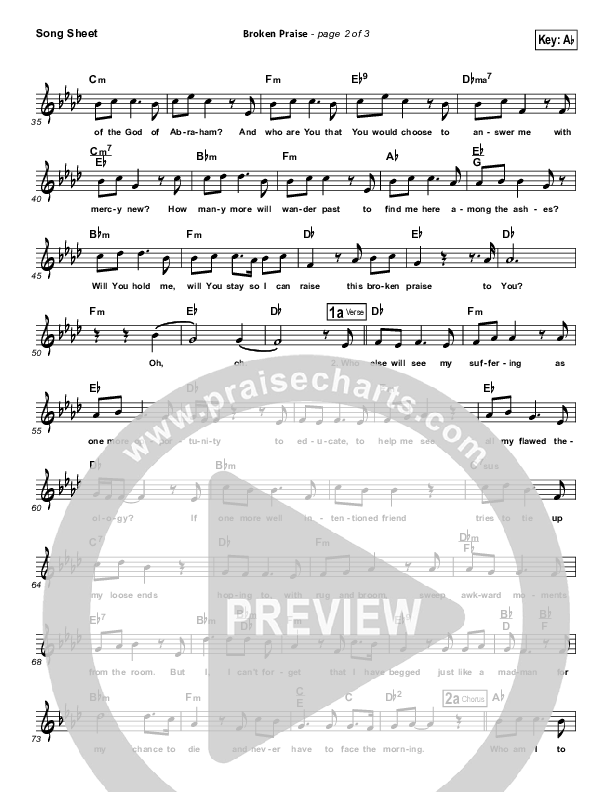 Broken Praise (Job) Lead (SAT) (Todd Smith)