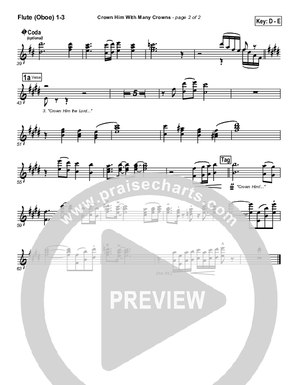 Crown Him With Many Crowns Wind Pack (PraiseCharts Band / Arr. Daniel Galbraith)