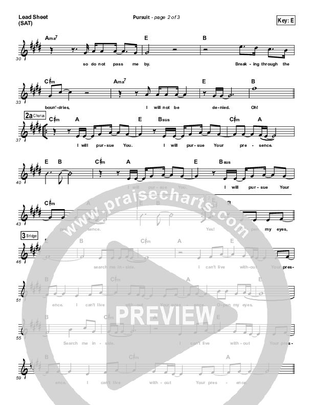 Pursuit Lead (SAT) (Jesus Culture)