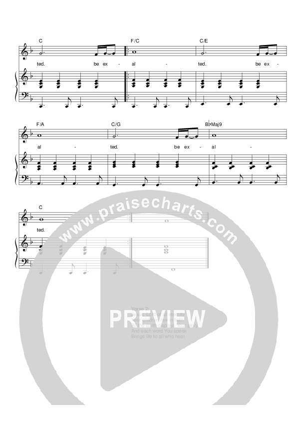 Lord Of All Lead & Piano (Hillsong Worship)