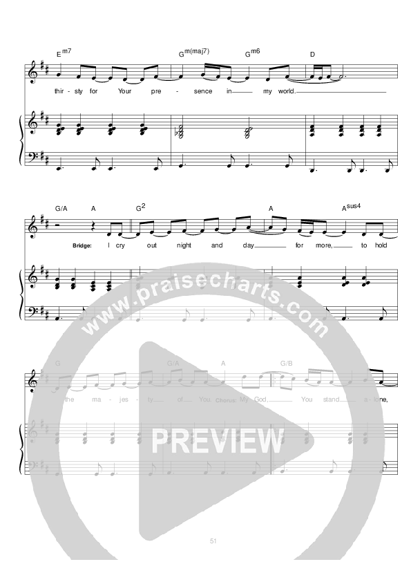 You Stand Alone Lead & Piano (Hillsong Worship)