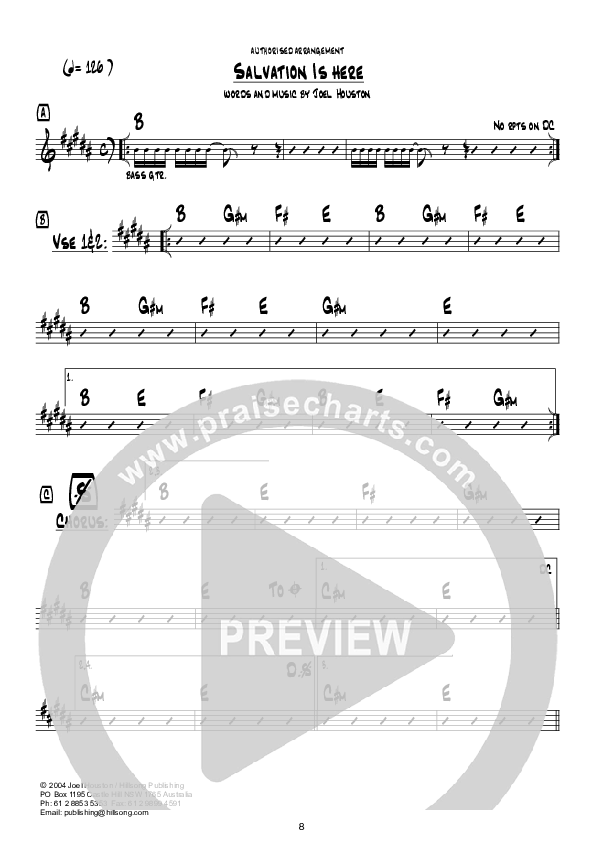 Salvation Is Here Chords & Lyrics (Hillsong UNITED)