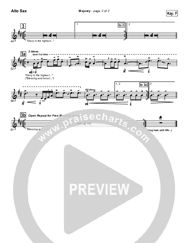 Majesty Alto Sax (VCC Live / Relate Church)