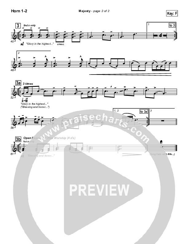 Majesty French Horn 1/2 (VCC Live / Relate Church)