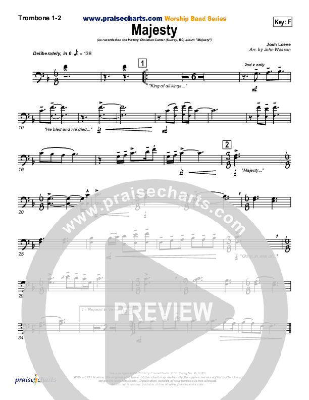 Majesty Trombone 1/2 (VCC Live / Relate Church)