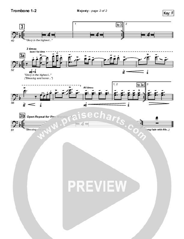 Majesty Trombone 1/2 (VCC Live / Relate Church)