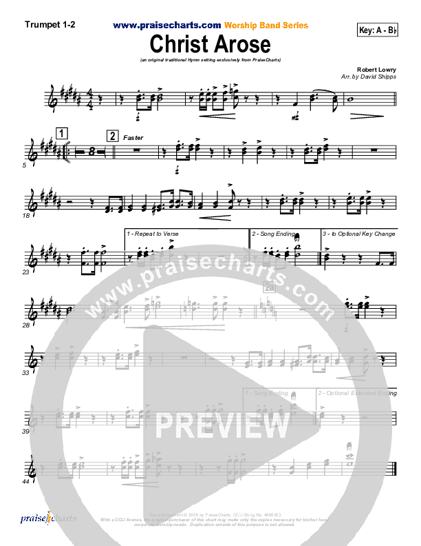 Christ Arose Brass Pack (PraiseCharts / Traditional Hymn)
