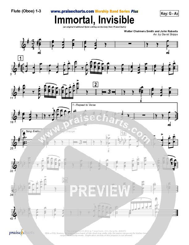 Immortal Invisible Wind Pack (Traditional Hymn / PraiseCharts)