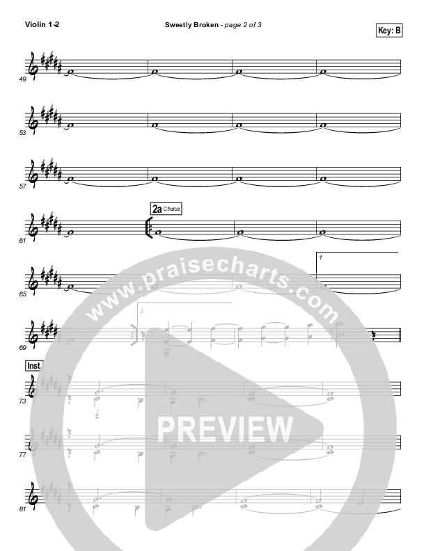 Sweetly Broken Violin 1/2 (Frank Ralls)